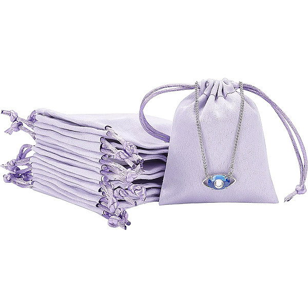 PandaHall Faux Suede Packing Pouches, Drawstring Bags, Lavender, 9.6x8cm Faux Suede None Purple
PandaHall Faux Suede Packing Pouches, Drawstring Bags, Lavender, 9.6x8cm Faux Suede None Purple