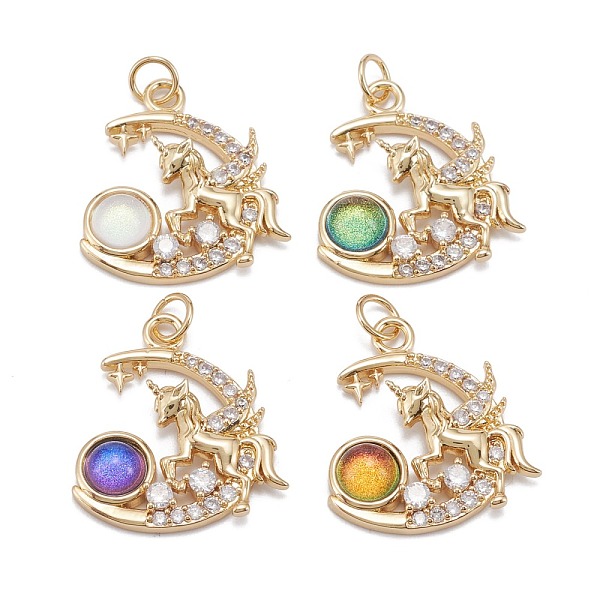 PandaHall Brass Clear Cubic Zirconia Glass Pendants, with Jump Ring, Long-Lasting Plated, Lead Free & Cadmium Free, Moon, Real 18K Gold..., Multicolor
PandaHall Brass Clear Cubic Zirconia Glass Pendants, with Jump Ring, Long-Lasting Plated, Lead Free & Cadmium Free, Moon, Real 18K Gold..., Multicolor