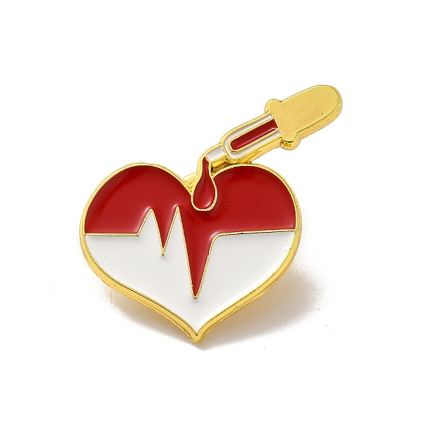PandaHall Medical Treatment Theme Baking Paint Black Golden Zinc Alloy Brooches, Heart, 28.5x22.5x1mm Alloy Heart White
PandaHall Medical Treatment Theme Baking Paint Black Golden Zinc Alloy Brooches, Heart, 28.5x22.5x1mm Alloy Heart White
