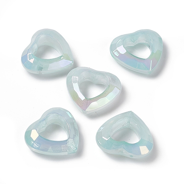 PandaHall UV Plating Rainbow Iridescent Acrylic Bead Frames, Faceted Heart, Aqua, 24x26x9mm, Hole: 1.5mm, Inner Diameter: 13x13mm Acrylic..., Cyan
PandaHall UV Plating Rainbow Iridescent Acrylic Bead Frames, Faceted Heart, Aqua, 24x26x9mm, Hole: 1.5mm, Inner Diameter: 13x13mm Acrylic..., Cyan