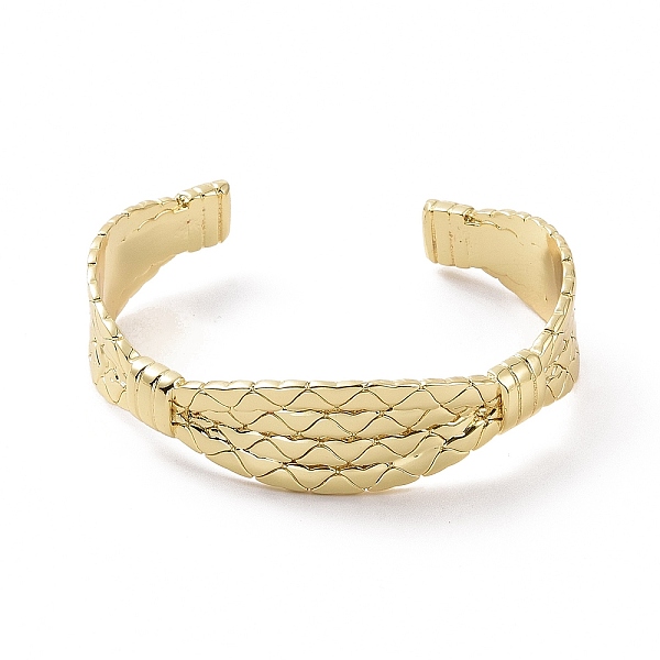 PandaHall Brass Twist Rope Open Cuff Bangle for Women, Golden, Inner Diameter: 2-1/8 inch(5.4cm) Brass
PandaHall Brass Twist Rope Open Cuff Bangle for Women, Golden, Inner Diameter: 2-1/8 inch(5.4cm) Brass