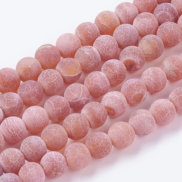 PandaHall Natural Weathered Agate Beads Strands, Dyed, Frosted, Round, Indian Red, 6mm, Hole: 1mm, about 64pcs/strand, 14.6 inch Weathered...
PandaHall Natural Weathered Agate Beads Strands, Dyed, Frosted, Round, Indian Red, 6mm, Hole: 1mm, about 64pcs/strand, 14.6 inch Weathered...