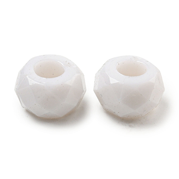 PandaHall Opaque Acrylic European Beads, Large Hole Beads, Faceted, Rondelle, White, 13x8mm, Hole: 6mm, about 585pcs/500g Acrylic Rondelle...
PandaHall Opaque Acrylic European Beads, Large Hole Beads, Faceted, Rondelle, White, 13x8mm, Hole: 6mm, about 585pcs/500g Acrylic Rondelle...