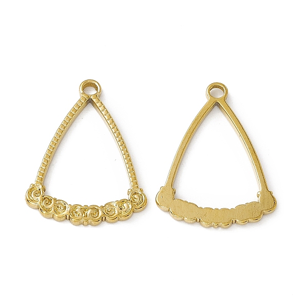 PandaHall Vacuum Plating 304 Stainless Steel Pendants, Triangle Charms, Golden, 24x18x2mm, Hole: 2mm 304 Stainless Steel Triangle
PandaHall Vacuum Plating 304 Stainless Steel Pendants, Triangle Charms, Golden, 24x18x2mm, Hole: 2mm 304 Stainless Steel Triangle