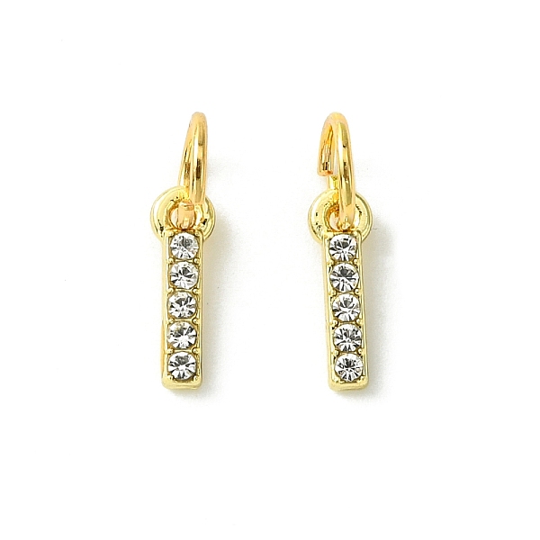 PandaHall Rack Plating Alloy Rhinestone Pendants, Cadmium Free & Lead Free, Letter I, 11x2x2mm, Hole: 5mm Alloy+Rhinestone Letter I Clear
PandaHall Rack Plating Alloy Rhinestone Pendants, Cadmium Free & Lead Free, Letter I, 11x2x2mm, Hole: 5mm Alloy+Rhinestone Letter I Clear