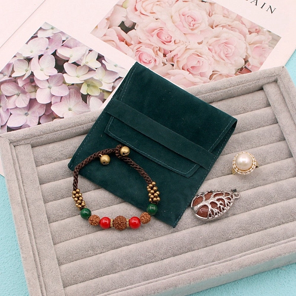 PandaHall Velvet Envelope Pouches for Jewelry, Square, Teal, 9x9cm Velvet Square Cyan
PandaHall Velvet Envelope Pouches for Jewelry, Square, Teal, 9x9cm Velvet Square Cyan