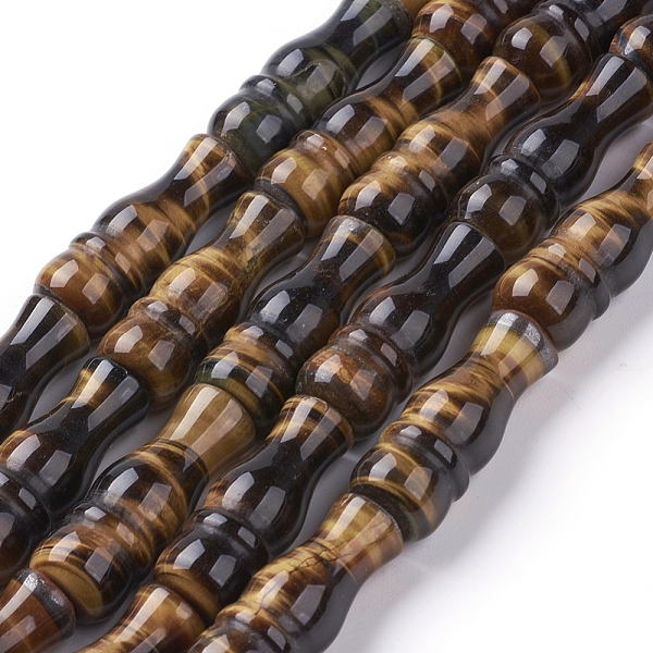 PandaHall Natural Tiger Eye Beads Strands, Vase, 26~27x10mm, Hole: 1mm, about 15pcs/strand, 15.5 inch(39.5cm) Tiger Eye Vase
PandaHall Natural Tiger Eye Beads Strands, Vase, 26~27x10mm, Hole: 1mm, about 15pcs/strand, 15.5 inch(39.5cm) Tiger Eye Vase