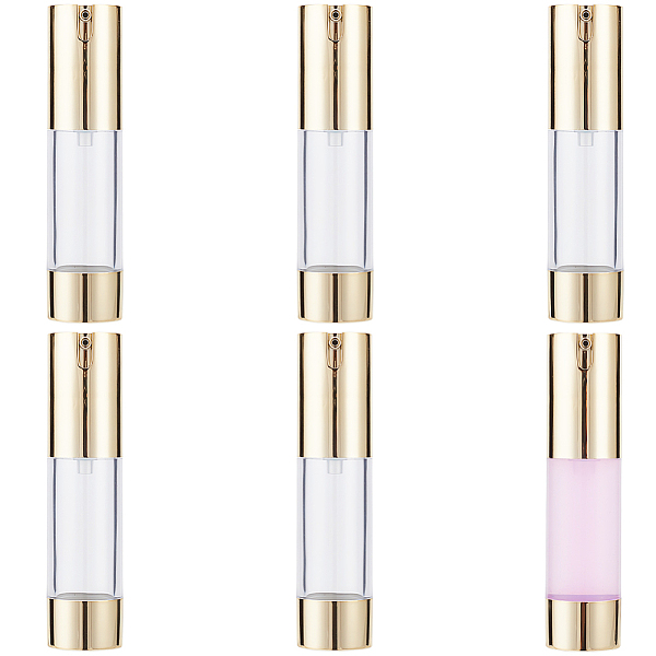 PandaHall Plastic Empty Refillable Airless Pump Bottle, Travel Lotion Foundation Containers, with Press U Type Pump Head, Column, Clear...
PandaHall Plastic Empty Refillable Airless Pump Bottle, Travel Lotion Foundation Containers, with Press U Type Pump Head, Column, Clear...