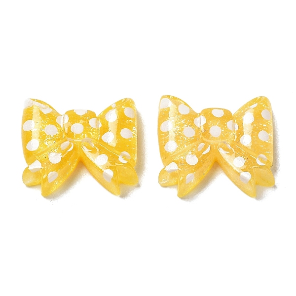 PandaHall Translucent Resin Cabochons, Polka Dot Bowknot, Yellow, 16.5x18.5x5mm Resin Bowknot Yellow
PandaHall Translucent Resin Cabochons, Polka Dot Bowknot, Yellow, 16.5x18.5x5mm Resin Bowknot Yellow