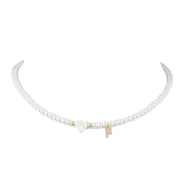 PandaHall Brass Micro Pave Grade AAA Cubic Zirconia Letter Pendant Necklaces, Heart & Round Baking Painted Pearlized Glass Pearl Beaded..., White
PandaHall Brass Micro Pave Grade AAA Cubic Zirconia Letter Pendant Necklaces, Heart & Round Baking Painted Pearlized Glass Pearl Beaded..., White