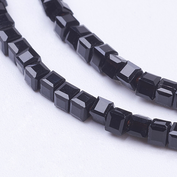 PandaHall Cube Shaped Crystal Glass Beads Strands, Faceted, Black, 2x2x2mm, Hole: 1mm, about 101pcs/strand, 9 inch Glass Cube Black
PandaHall Cube Shaped Crystal Glass Beads Strands, Faceted, Black, 2x2x2mm, Hole: 1mm, about 101pcs/strand, 9 inch Glass Cube Black