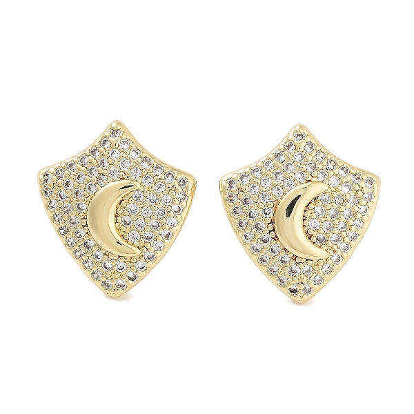 PandaHall Brass Micro Pave Cubic Zirconia Stud Earrings for Women, Long-Lasting Plated, Cadmium Free & Lead Free, Real 18K Gold Plated, Moon..., Clear
PandaHall Brass Micro Pave Cubic Zirconia Stud Earrings for Women, Long-Lasting Plated, Cadmium Free & Lead Free, Real 18K Gold Plated, Moon..., Clear