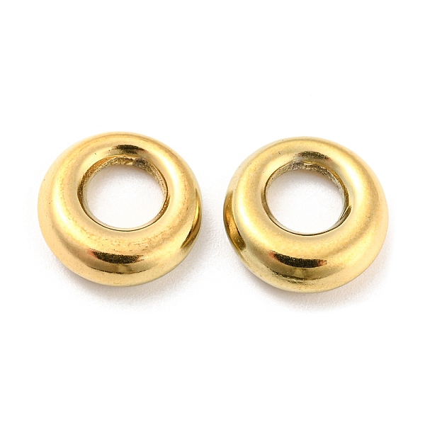 PandaHall 304 Stainless Steel Charms, Ring Charms, Real 18K Gold Plated, 11x11x3.5mm, Hole: 5mm 304 Stainless Steel Ring
PandaHall 304 Stainless Steel Charms, Ring Charms, Real 18K Gold Plated, 11x11x3.5mm, Hole: 5mm 304 Stainless Steel Ring