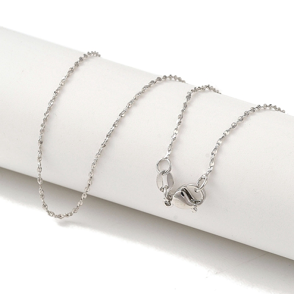 PandaHall Rack Plating Brass Link Chain Necklaces, Long-Lasting Plated, Cadmium Free & Lead Free, Platinum, 17.91 inch(455mm) Brass
PandaHall Rack Plating Brass Link Chain Necklaces, Long-Lasting Plated, Cadmium Free & Lead Free, Platinum, 17.91 inch(455mm) Brass