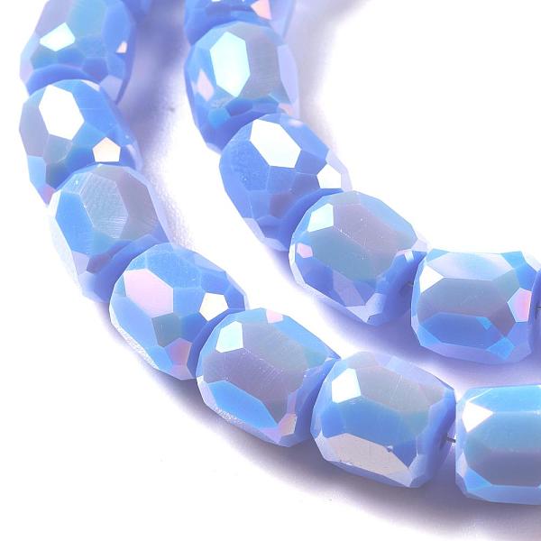 PandaHall Electroplate Opaque Glass Beads, Faceted Barrel, Cornflower Blue, 10x10mm, Hole: 1mm Glass Barrel
PandaHall Electroplate Opaque Glass Beads, Faceted Barrel, Cornflower Blue, 10x10mm, Hole: 1mm Glass Barrel
