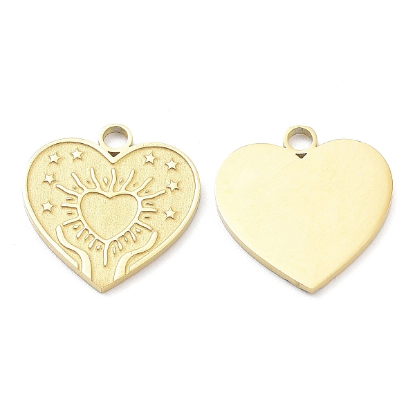 PandaHall Ion Plating(IP) 316L Surgical Stainless Steel Pendants, Heart with Star Charm, Real 18K Gold Plated, 17.5x17x1.3mm, Hole: 2mm 316L...
PandaHall Ion Plating(IP) 316L Surgical Stainless Steel Pendants, Heart with Star Charm, Real 18K Gold Plated, 17.5x17x1.3mm, Hole: 2mm 316L...