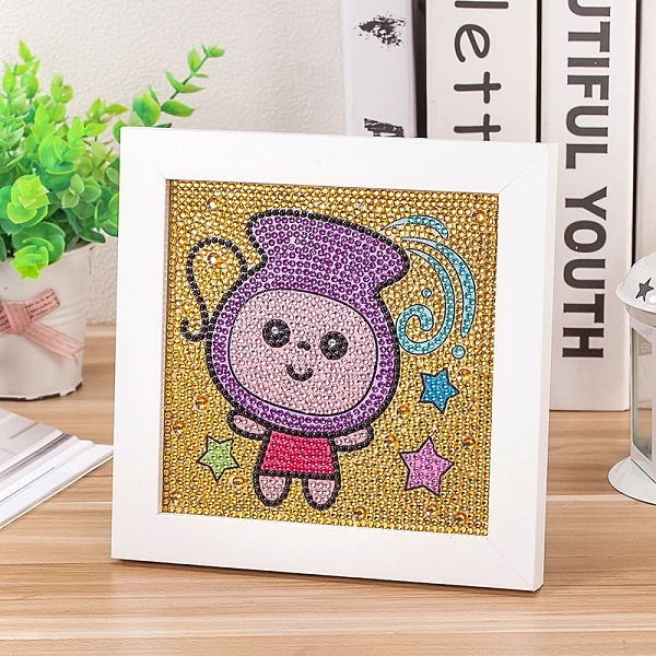 PandaHall Constellations DIY Diamond Painting Kits, Including Canvas Bag, Resin Rhinestones, Pen, Tray & Glue Clay, Aquarius, 180x139x8mm...
PandaHall Constellations DIY Diamond Painting Kits, Including Canvas Bag, Resin Rhinestones, Pen, Tray & Glue Clay, Aquarius, 180x139x8mm...