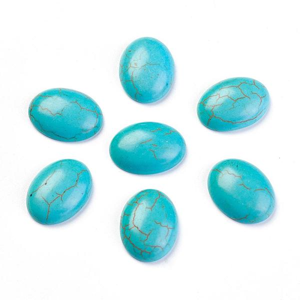 PandaHall Synthetic Turquoise Cabochons, Oval, Dark Turquoise, 20x15x6mm Synthetic Turquoise Oval Cyan
PandaHall Synthetic Turquoise Cabochons, Oval, Dark Turquoise, 20x15x6mm Synthetic Turquoise Oval Cyan