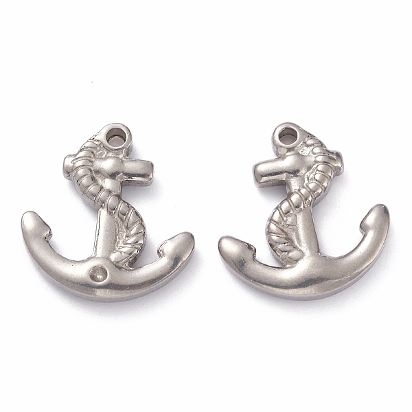 PandaHall 304 Stainless Steel Pendants, Anchor, Stainless Steel Color, 20x19x4mm, Hole: 1.8mm 304 Stainless Steel Anchor & Helm
PandaHall 304 Stainless Steel Pendants, Anchor, Stainless Steel Color, 20x19x4mm, Hole: 1.8mm 304 Stainless Steel Anchor & Helm