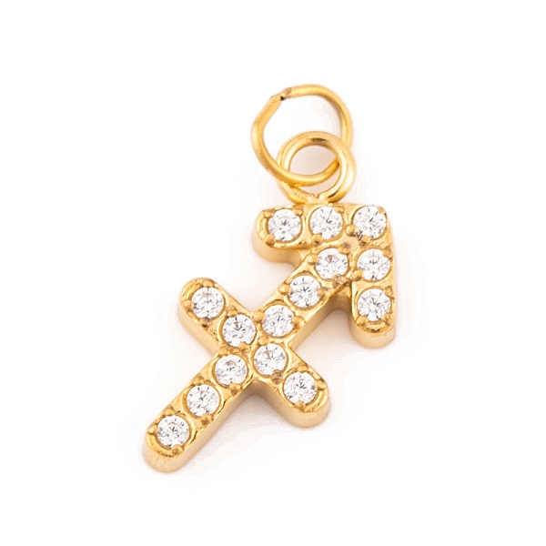 PandaHall 316 Stainless Steel Micro Pave Cubic Zirconia Pendants, with Jump Rings, Real 18K Gold Plated, 12 Constellation Charm, Real 18K..., Clear
PandaHall 316 Stainless Steel Micro Pave Cubic Zirconia Pendants, with Jump Rings, Real 18K Gold Plated, 12 Constellation Charm, Real 18K..., Clear