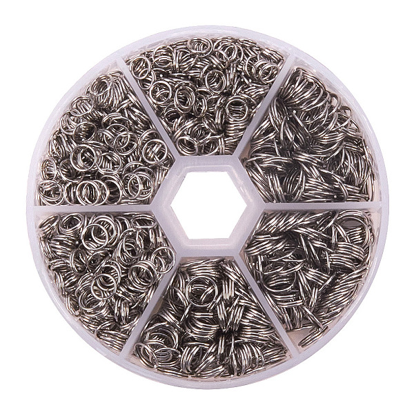 PandaHall 304 Stainless Steel Split Rings Split Rings Outer Diameter 5-8mm for Jewelry Making, 5~8x0.6~1mm, about 4.4~7mm inner diameter 304...
PandaHall 304 Stainless Steel Split Rings Split Rings Outer Diameter 5-8mm for Jewelry Making, 5~8x0.6~1mm, about 4.4~7mm inner diameter 304...
