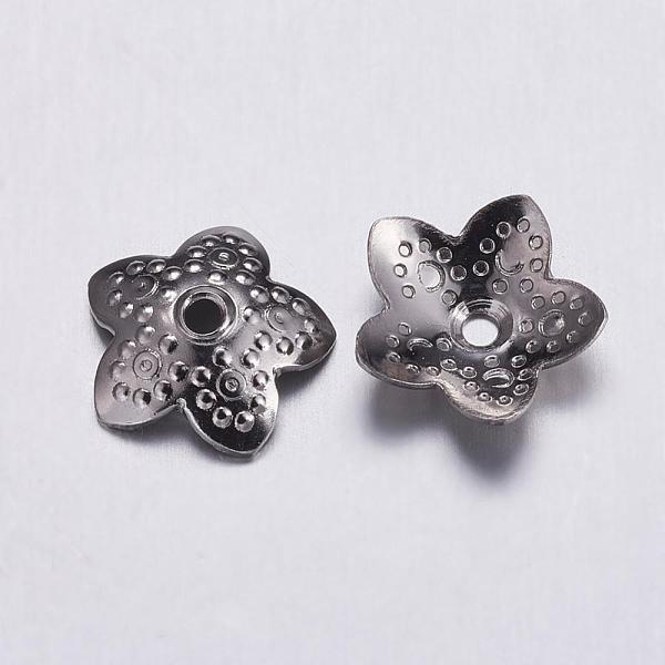 PandaHall 304 Stainless Steel Beads Caps, 5-Petal, Stainless Steel Color, 10x2.5mm, Hole: 1.5mm 304 Stainless Steel
PandaHall 304 Stainless Steel Beads Caps, 5-Petal, Stainless Steel Color, 10x2.5mm, Hole: 1.5mm 304 Stainless Steel