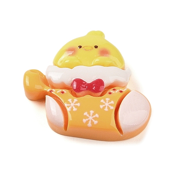 PandaHall Animal Christmas Socking Theme Opaque Resin Decoden Cabochons, Chick, 23x24x6.5mm Resin Chick
PandaHall Animal Christmas Socking Theme Opaque Resin Decoden Cabochons, Chick, 23x24x6.5mm Resin Chick