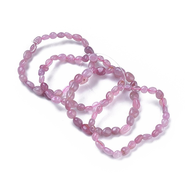 PandaHall Natural Rose Quartz Bead Stretch Bracelets, Tumbled Stone, Nuggets, Inner Diameter: 2~2-1/4 inch(5.2~5.6cm) Rose Quartz
PandaHall Natural Rose Quartz Bead Stretch Bracelets, Tumbled Stone, Nuggets, Inner Diameter: 2~2-1/4 inch(5.2~5.6cm) Rose Quartz