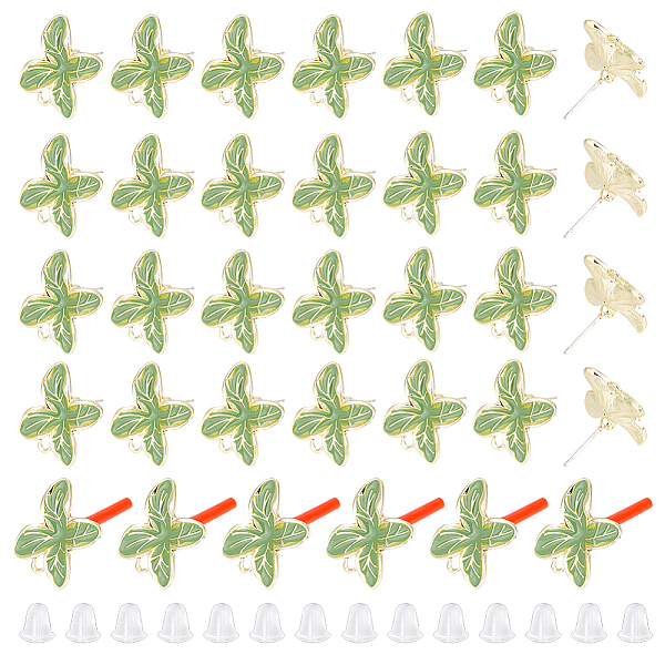 PandaHall UNICRAFTALE 20Pcs Alloy Enamel Leaf Stud Earring Accessories Lime Green Leaf DIY Stud Earring with Plastic Ear Nuts 0.9mm Pin...
PandaHall UNICRAFTALE 20Pcs Alloy Enamel Leaf Stud Earring Accessories Lime Green Leaf DIY Stud Earring with Plastic Ear Nuts 0.9mm Pin...