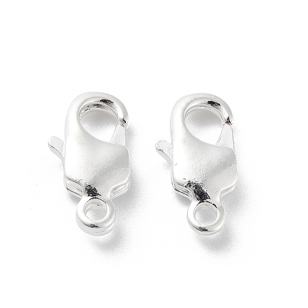 PandaHall Brass Lobster Claw Clasps, 925 Sterling Silver Plated, 13x7x3mm, Hole: 1.6mm Brass
PandaHall Brass Lobster Claw Clasps, 925 Sterling Silver Plated, 13x7x3mm, Hole: 1.6mm Brass