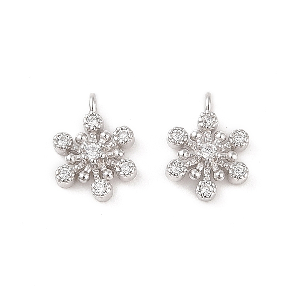 PandaHall Rhodium Plated 925 Silver Pave Clear Cubic Zirconia Snowflake Charms, with 925 Stamp, Real Platinum Plated, 11x8x2.5mm, Hole...
PandaHall Rhodium Plated 925 Silver Pave Clear Cubic Zirconia Snowflake Charms, with 925 Stamp, Real Platinum Plated, 11x8x2.5mm, Hole...
