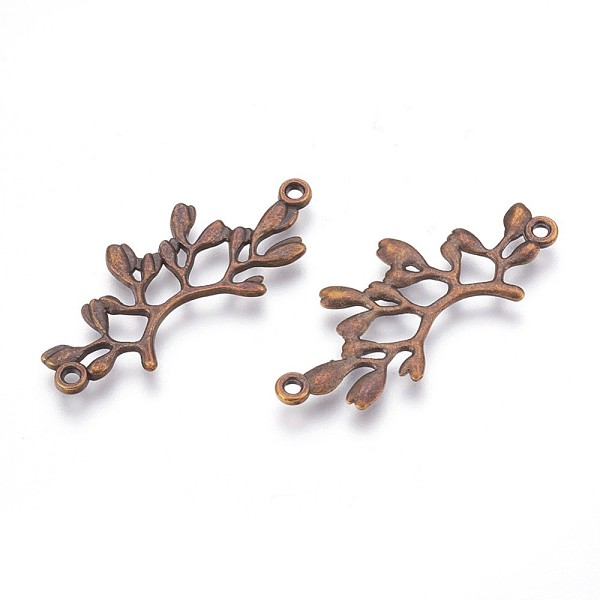 PandaHall Alloy Links/Connectors, Lead Free and Cadmium Free, Leaf, Antique Bronze, 38x17x2mm, Hole: 1.5mm Alloy Leaf
PandaHall Alloy Links/Connectors, Lead Free and Cadmium Free, Leaf, Antique Bronze, 38x17x2mm, Hole: 1.5mm Alloy Leaf