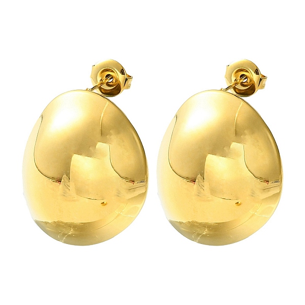 PandaHall Ion Plating(IP) 304 Stainless Steel Stud Earrings, Oval, Real 14K Gold Plated, 25x20.5mm 304 Stainless Steel Oval
PandaHall Ion Plating(IP) 304 Stainless Steel Stud Earrings, Oval, Real 14K Gold Plated, 25x20.5mm 304 Stainless Steel Oval