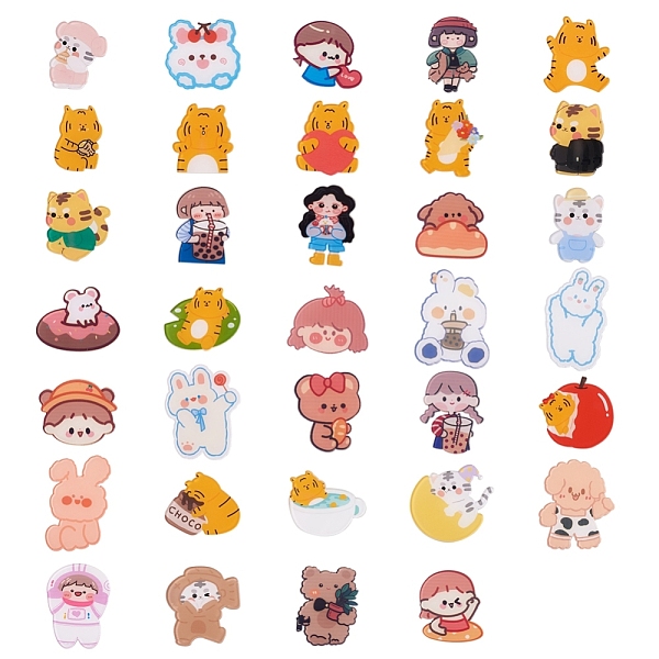 PandaHall Biyun 35Pcs 35 Styles Tiger & Cat & Rabbit & Dog & Girl Brooches Set, Acrylic Lapel Pins for Backpack Clothes, Mixed Color..., Multicolor
PandaHall Biyun 35Pcs 35 Styles Tiger & Cat & Rabbit & Dog & Girl Brooches Set, Acrylic Lapel Pins for Backpack Clothes, Mixed Color..., Multicolor