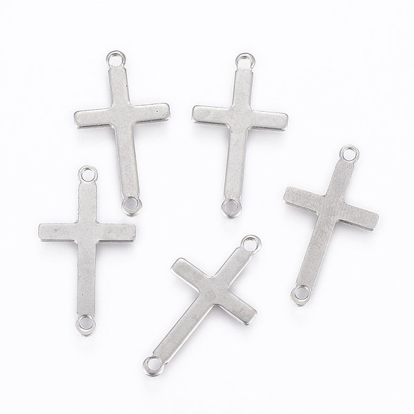 PandaHall 201 Stainless Steel Links connectors, Sideways Cross, Stainless Steel Color, 23x12.5x0.8mm, Hole: 1.5mm 201 Stainless Steel Cross
PandaHall 201 Stainless Steel Links connectors, Sideways Cross, Stainless Steel Color, 23x12.5x0.8mm, Hole: 1.5mm 201 Stainless Steel Cross