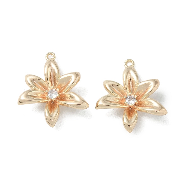 PandaHall Brass Pendants, with Clear Glass, Flower, Real 18K Gold Plated, Real 18K Gold Plated, 20.5x18x5mm, Hole: 1mm Brass+Glass Flower...
PandaHall Brass Pendants, with Clear Glass, Flower, Real 18K Gold Plated, Real 18K Gold Plated, 20.5x18x5mm, Hole: 1mm Brass+Glass Flower...