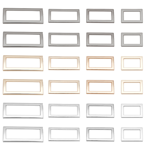PandaHall WADORN 48Pcs Metal Belt Webbing Strap Buckles, 3 Colors Multi-Purpose Purse Square Ring Clasp Hook 19.5/25/29.5/35mm Rectangle...
PandaHall WADORN 48Pcs Metal Belt Webbing Strap Buckles, 3 Colors Multi-Purpose Purse Square Ring Clasp Hook 19.5/25/29.5/35mm Rectangle...