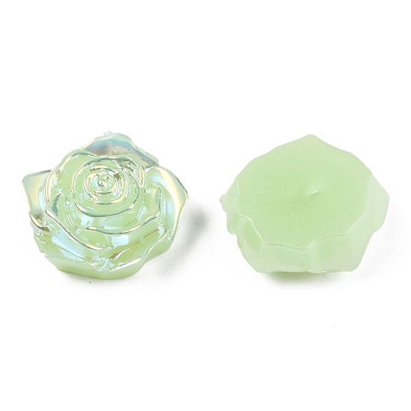 PandaHall Opaque ABS Plastic Cabochons, AB Color Plated, Rose, Aquamarine, 18x17x6.5mm ABS Plastic Flower Green
PandaHall Opaque ABS Plastic Cabochons, AB Color Plated, Rose, Aquamarine, 18x17x6.5mm ABS Plastic Flower Green