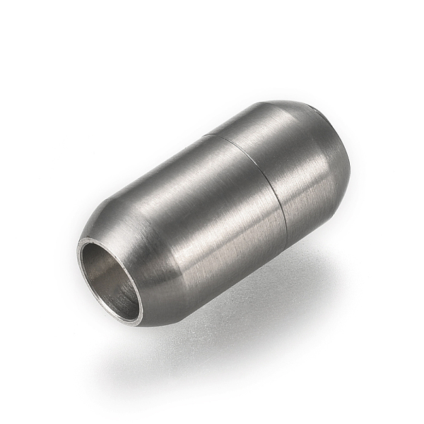 PandaHall 304 Stainless Steel Magnetic Clasps with Glue-in Ends, Matte, Column, Stainless Steel Color, 19.5x10mm, Hole: 6mm 304 Stainless...
PandaHall 304 Stainless Steel Magnetic Clasps with Glue-in Ends, Matte, Column, Stainless Steel Color, 19.5x10mm, Hole: 6mm 304 Stainless...