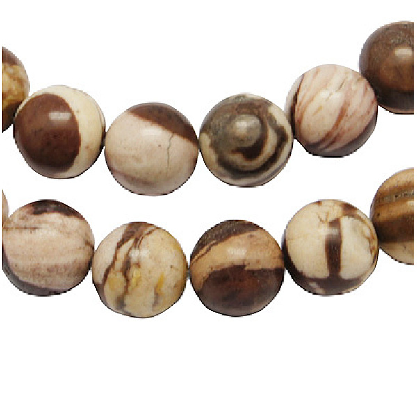 PandaHall Natural Australia Zebra Stone Beads Strands, Round, Colorful, 6mm, Hole: 1mm, about 62pcs/strand, 15.7 inch Zebra Jasper Round
PandaHall Natural Australia Zebra Stone Beads Strands, Round, Colorful, 6mm, Hole: 1mm, about 62pcs/strand, 15.7 inch Zebra Jasper Round