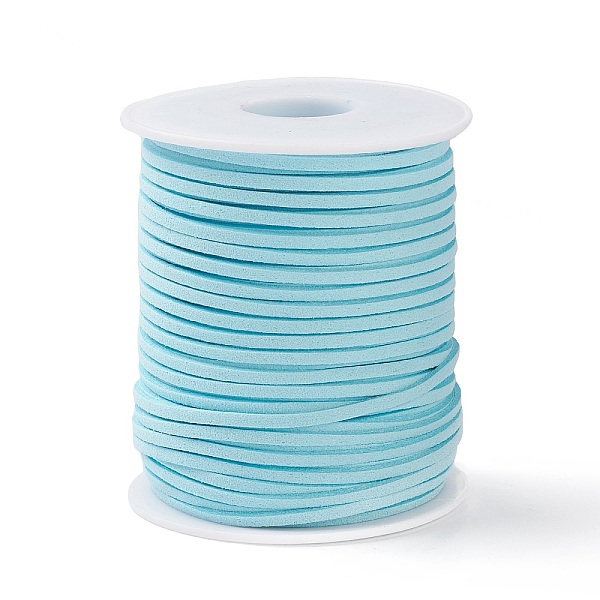 PandaHall 45M Faux Suede Cord, Faux Suede Lace, Sky Blue, 2~2.5x1.5~2mm, about 50 Yards(45m)/Roll Faux Suede
PandaHall 45M Faux Suede Cord, Faux Suede Lace, Sky Blue, 2~2.5x1.5~2mm, about 50 Yards(45m)/Roll Faux Suede