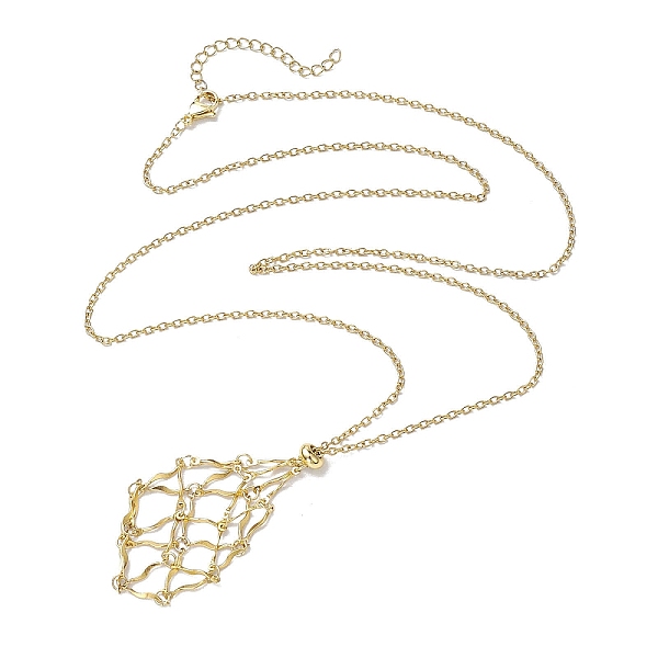 PandaHall Stainless Steel Macrame Pouch Empty Stone Holder for Necklace Makings, Golden, 27.76 inch(70.5cm) Stainless Steel
PandaHall Stainless Steel Macrame Pouch Empty Stone Holder for Necklace Makings, Golden, 27.76 inch(70.5cm) Stainless Steel