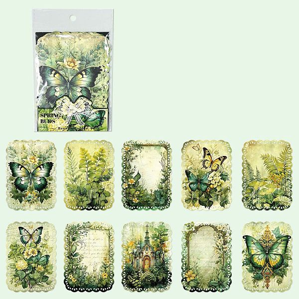 PandaHall 20Pcs 10 Styles Flower Butterfly Scrapbooking Paper Pads, for Scrapbooking, Travel Diary Craft, Light Green, Packing: 177x115x3mm...
PandaHall 20Pcs 10 Styles Flower Butterfly Scrapbooking Paper Pads, for Scrapbooking, Travel Diary Craft, Light Green, Packing: 177x115x3mm...