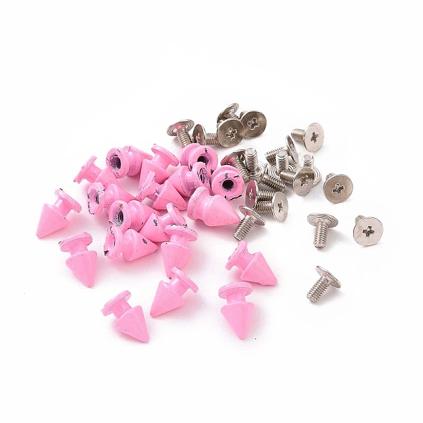 PandaHall (Defective Closeout Sale: Fading)Aluminum Alloy Rivets Set, with Screw, for Purse Handbag Shoes Punk Rock Leather Craft Clothes...
PandaHall (Defective Closeout Sale: Fading)Aluminum Alloy Rivets Set, with Screw, for Purse Handbag Shoes Punk Rock Leather Craft Clothes...