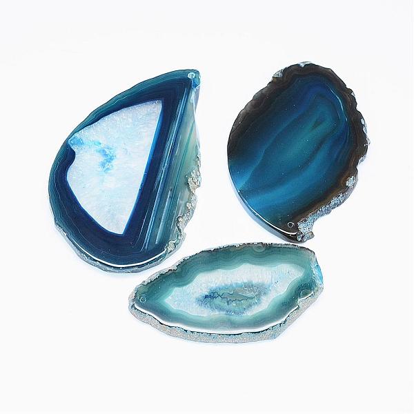 PandaHall Natural Agate Slices Big Pendants, Dyed, Deep Sky Blue, 50~110x27~60x5~10mm, Hole: 2mm, about 20~40pcs/kg Natural Agate Others...
PandaHall Natural Agate Slices Big Pendants, Dyed, Deep Sky Blue, 50~110x27~60x5~10mm, Hole: 2mm, about 20~40pcs/kg Natural Agate Others...