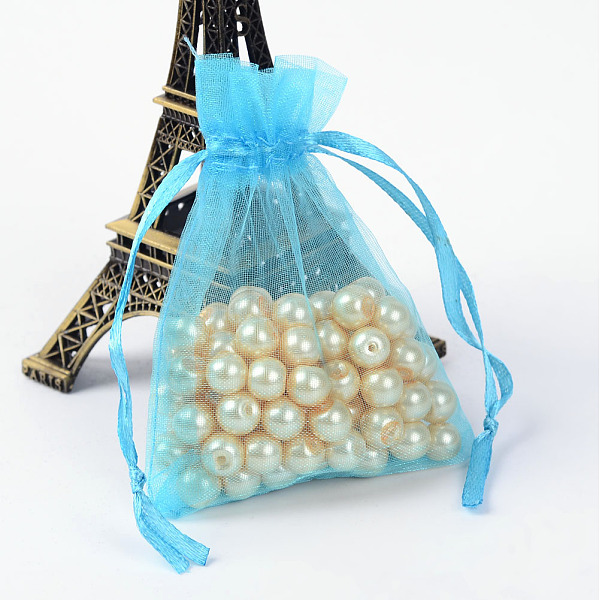PandaHall Organza Gift Bags with Drawstring, Jewelry Pouches, Wedding Party Christmas Favor Gift Bags, Deep Sky Blue, 9x7cm Organza...
PandaHall Organza Gift Bags with Drawstring, Jewelry Pouches, Wedding Party Christmas Favor Gift Bags, Deep Sky Blue, 9x7cm Organza...