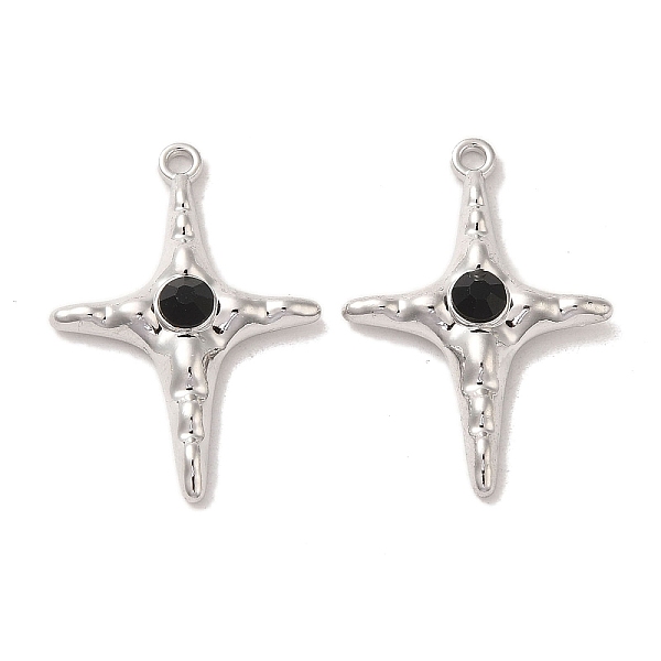 PandaHall Rack Plating Alloy Pendants, with Rhinestone, Cadmium Free & Nickel Free & Lead Free, Star, Platinum, 28.5~29x20x4~5mm, Hole..., Black
PandaHall Rack Plating Alloy Pendants, with Rhinestone, Cadmium Free & Nickel Free & Lead Free, Star, Platinum, 28.5~29x20x4~5mm, Hole..., Black