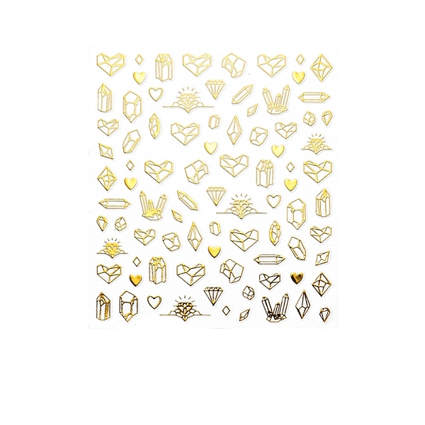 PandaHall Hot Stamping 3D Watermark Slider Gel Nail Art Decals, Geometry Arrow Bowknot Self Adhesive Nail Transfers, for Nail Tips..., Gold
PandaHall Hot Stamping 3D Watermark Slider Gel Nail Art Decals, Geometry Arrow Bowknot Self Adhesive Nail Transfers, for Nail Tips..., Gold
