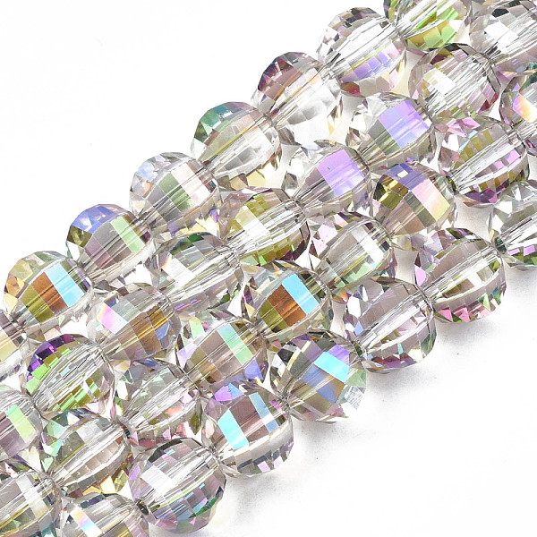 PandaHall Electroplate Transparent Glass Beads Strands, Faceted, Round, Dark Orchid, 9.5x8.5mm, Hole: 1.5mm, about 65~70pcs/strand, 22.05...
PandaHall Electroplate Transparent Glass Beads Strands, Faceted, Round, Dark Orchid, 9.5x8.5mm, Hole: 1.5mm, about 65~70pcs/strand, 22.05...