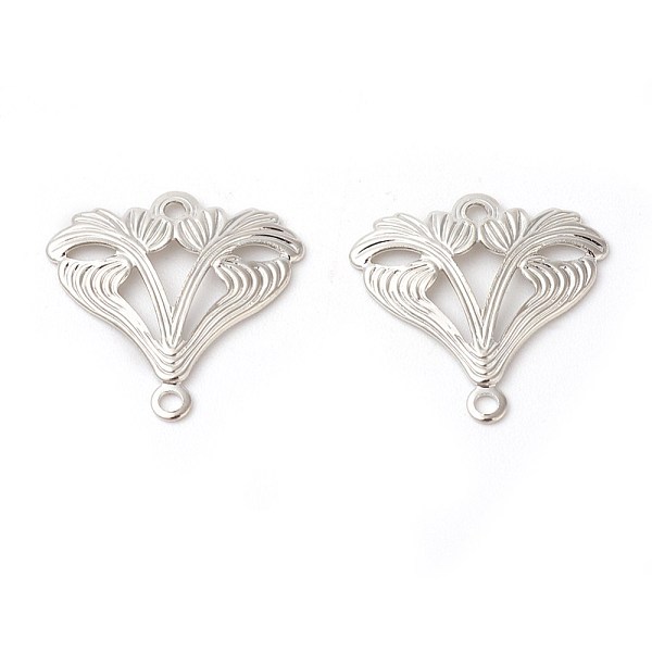 PandaHall Brass Pendants, Rack Plating, Leaf, Platinum, 17x17.5x1mm, Hole: 1.2mm Brass Leaf
PandaHall Brass Pendants, Rack Plating, Leaf, Platinum, 17x17.5x1mm, Hole: 1.2mm Brass Leaf